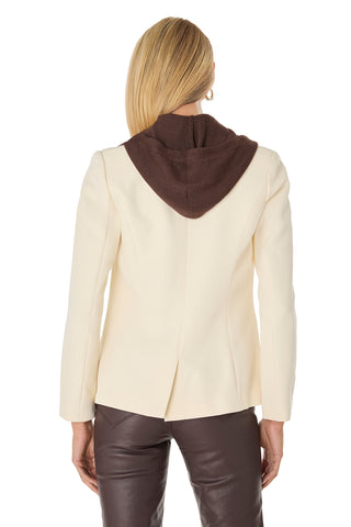 Kara Dickey Blazer - Pearl/Espresso