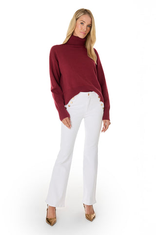 Allegra Bootcut Jean - White