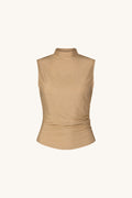 Mia Shimmer Tank - Champagne