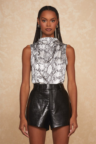 Jaclyn Leather Short - Black – The Noli Shop