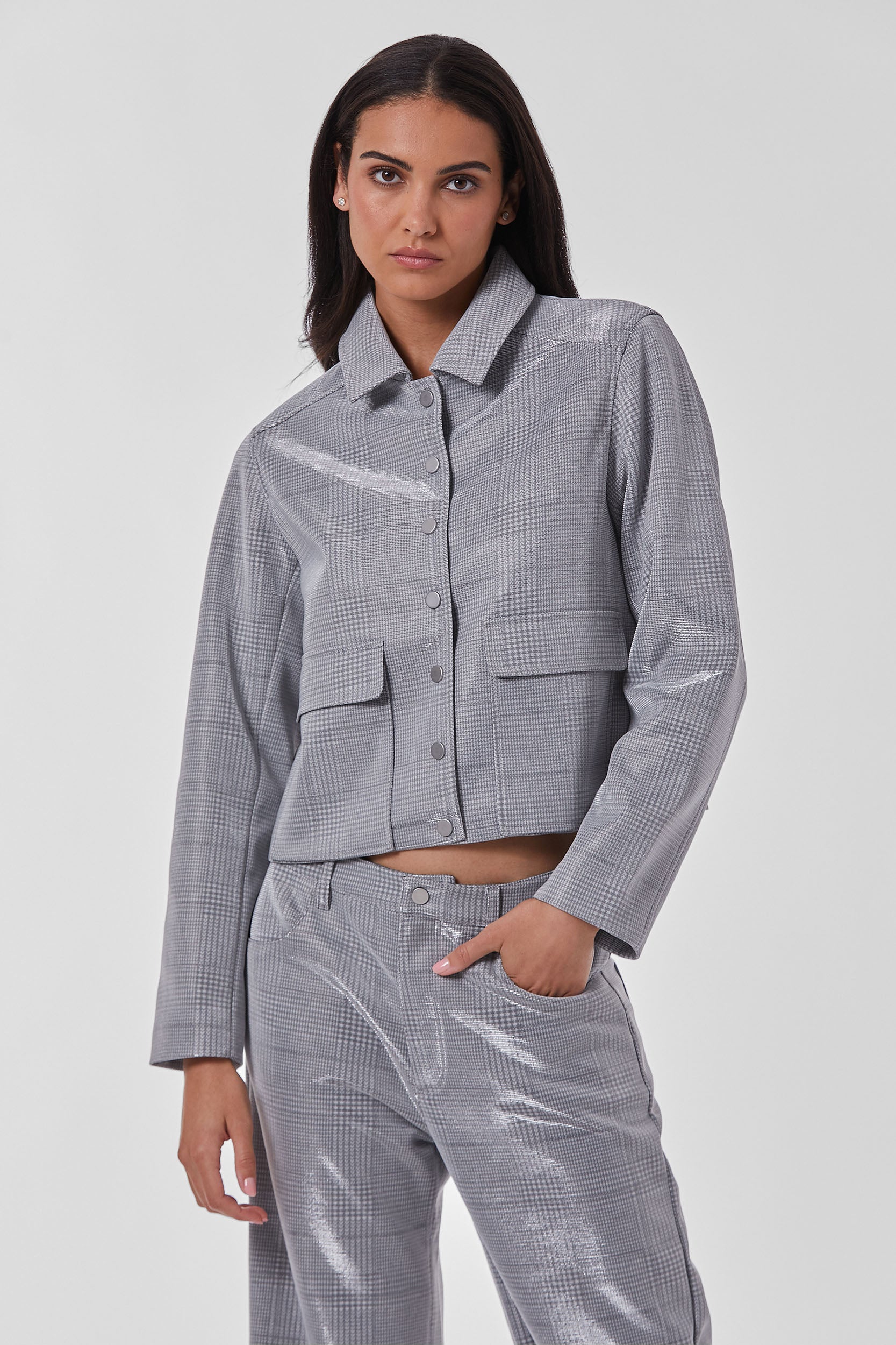 Argento Cropped Jacket