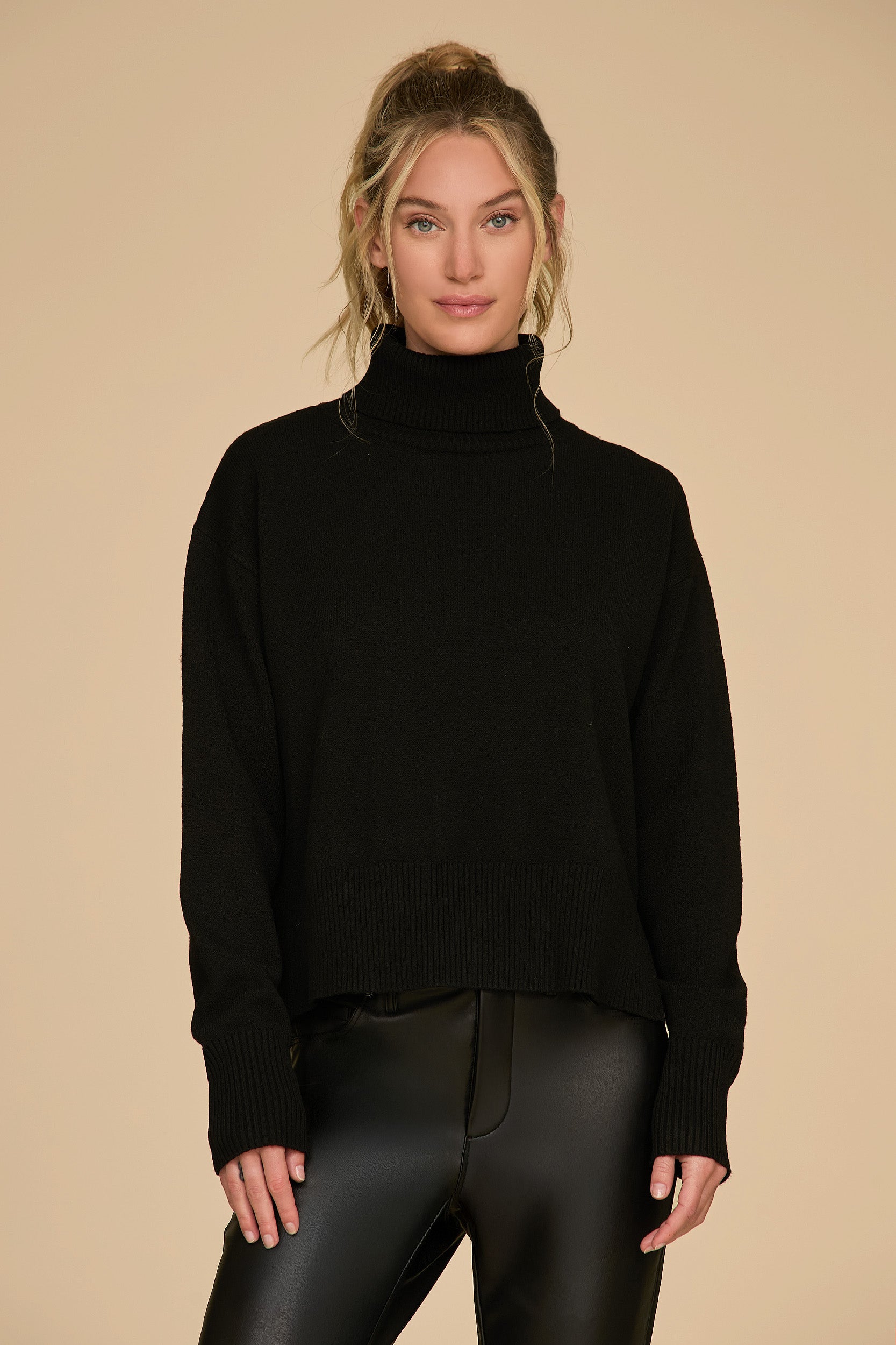 Gia Ultra Soft Sweater Black The Noli Shop