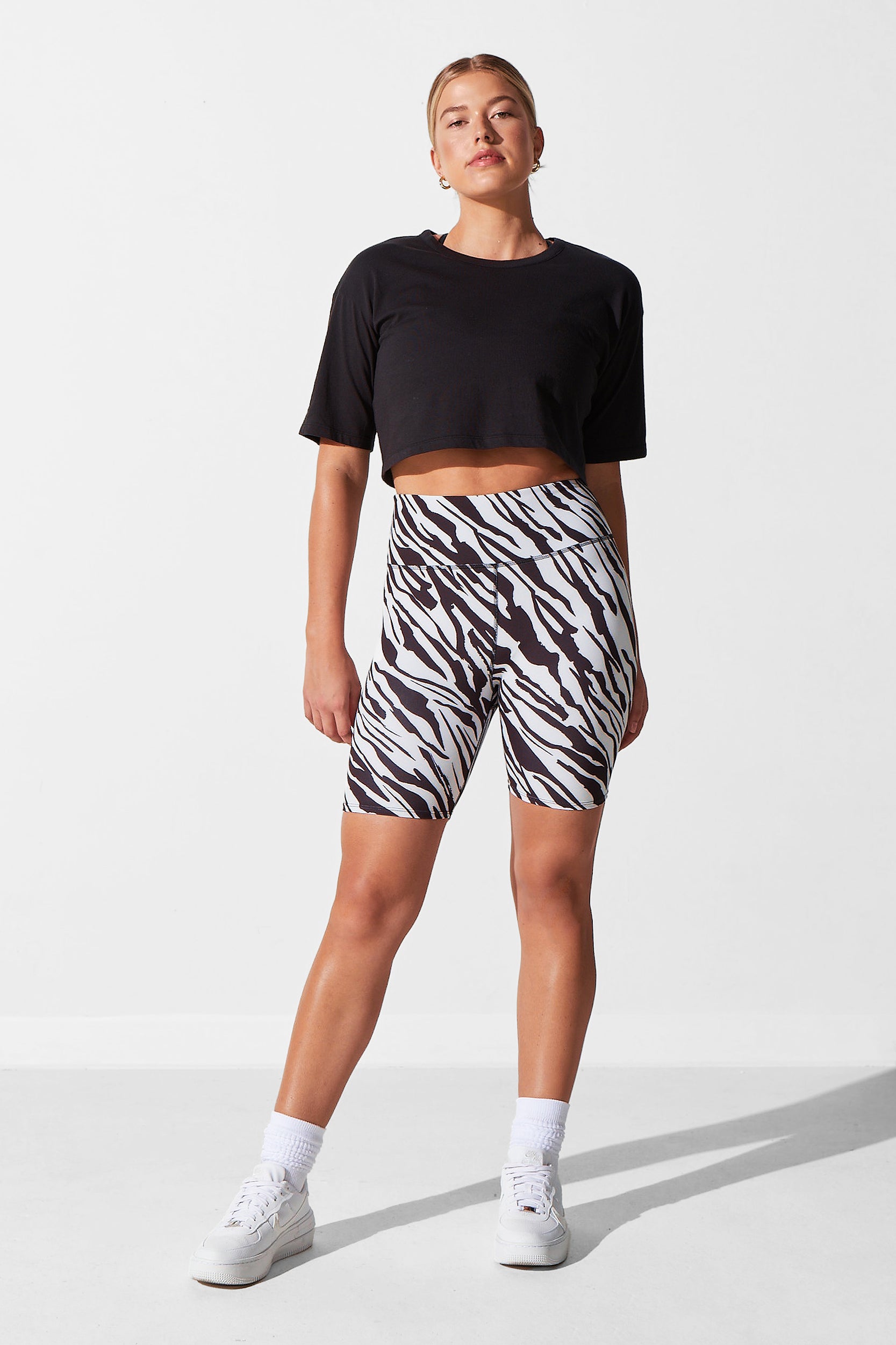 Zebra Biker Short