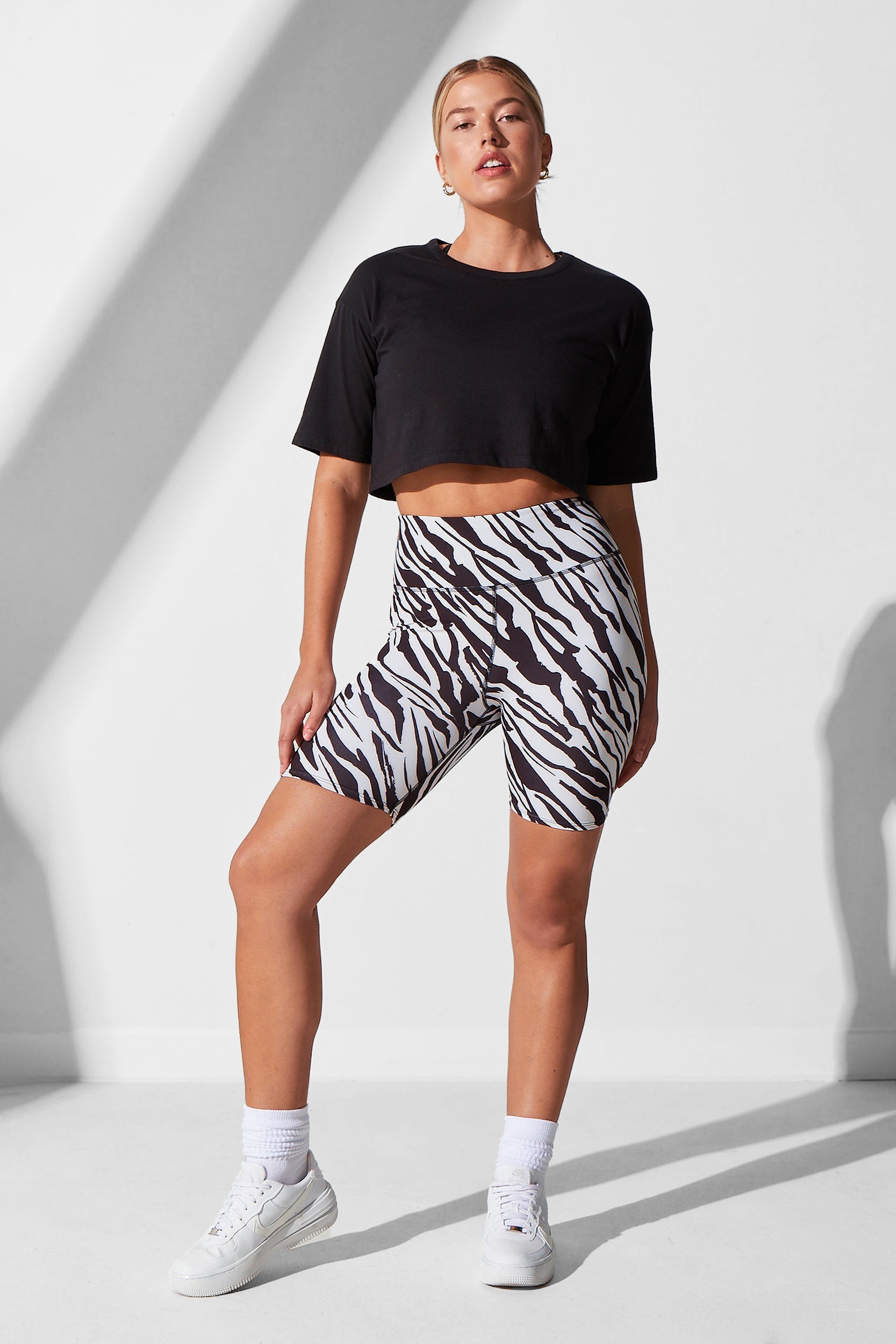 Zebra Biker Short