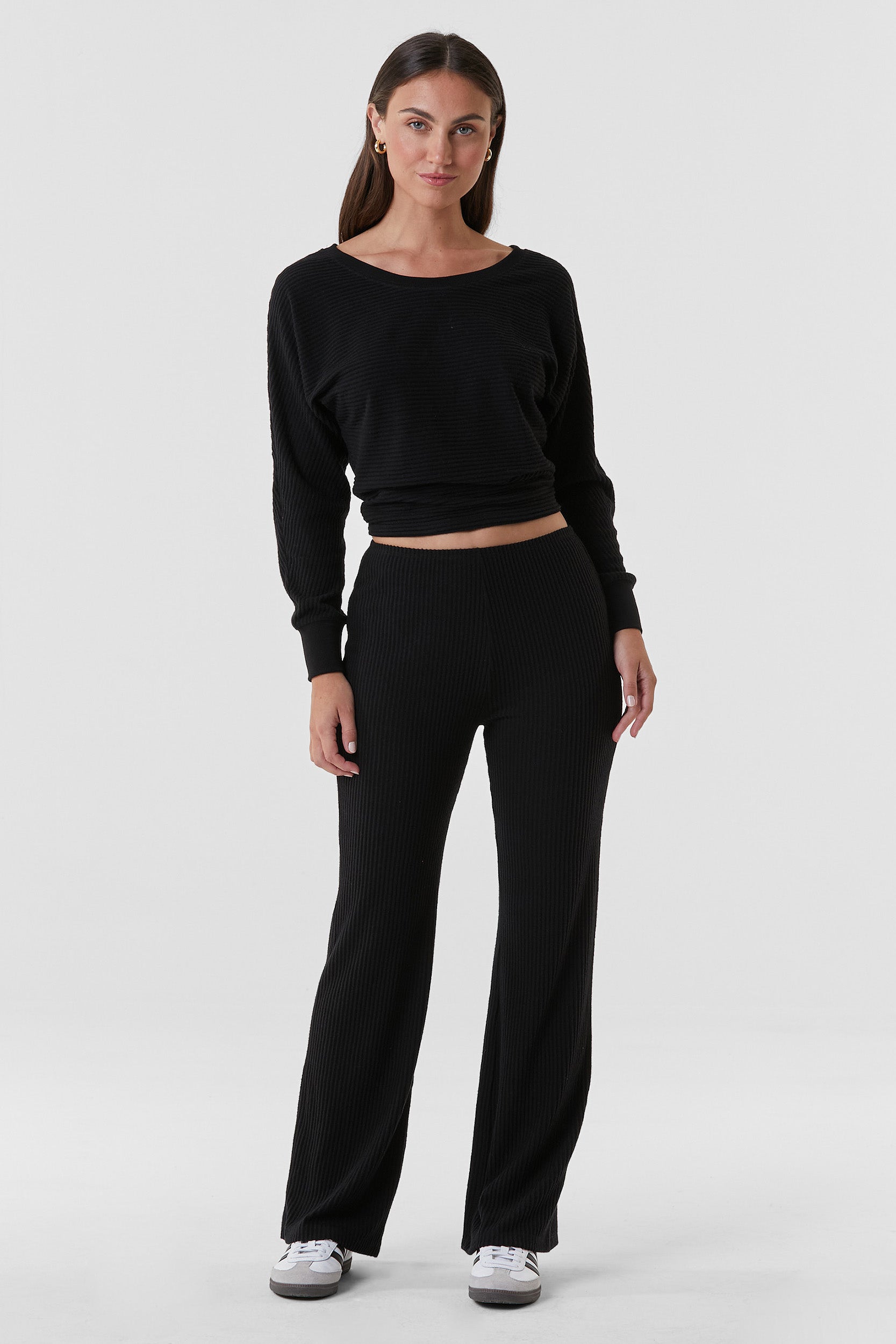 Serene Rib Top - Black