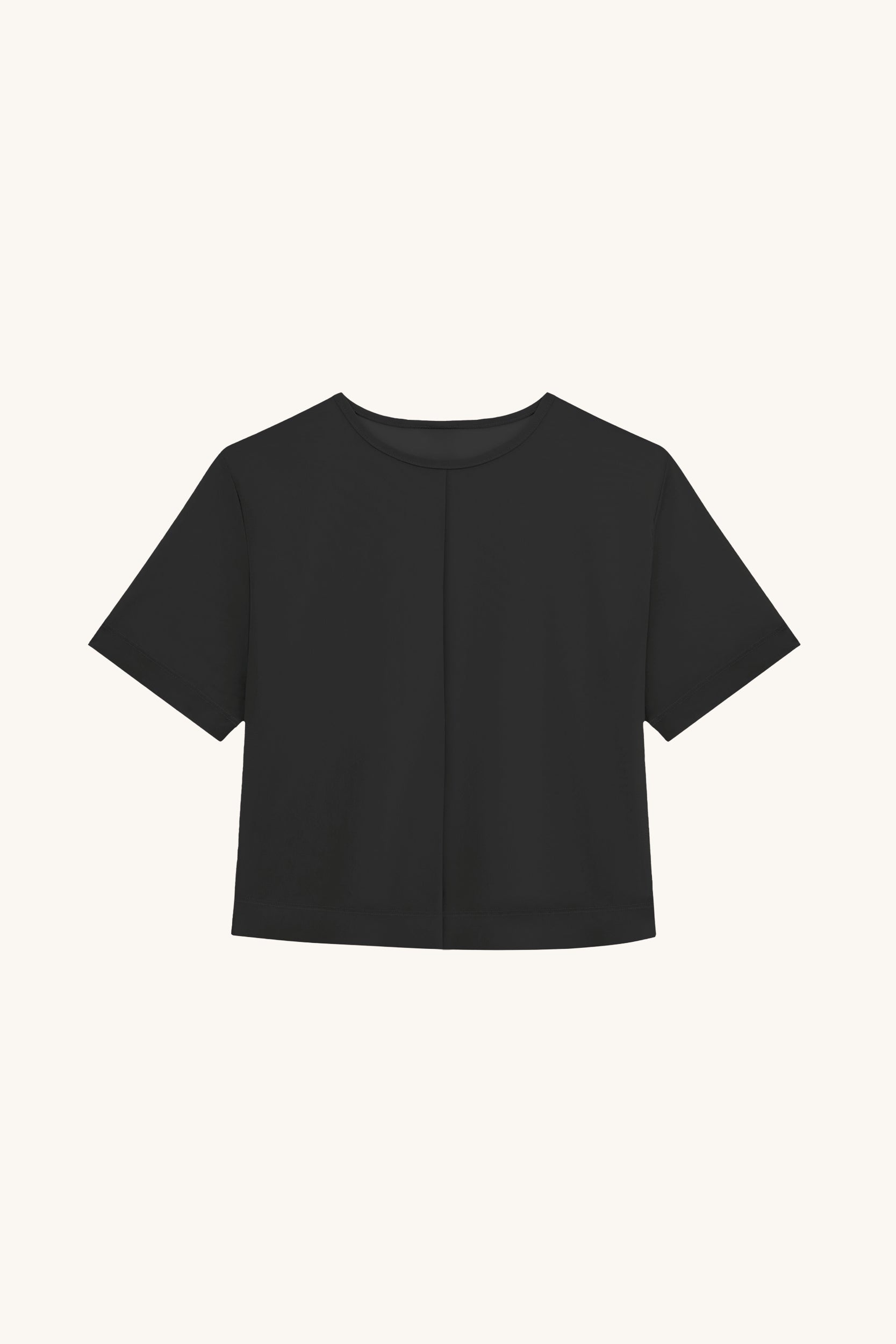 Naya Suede T-Shirt - Black | The Noli Shop