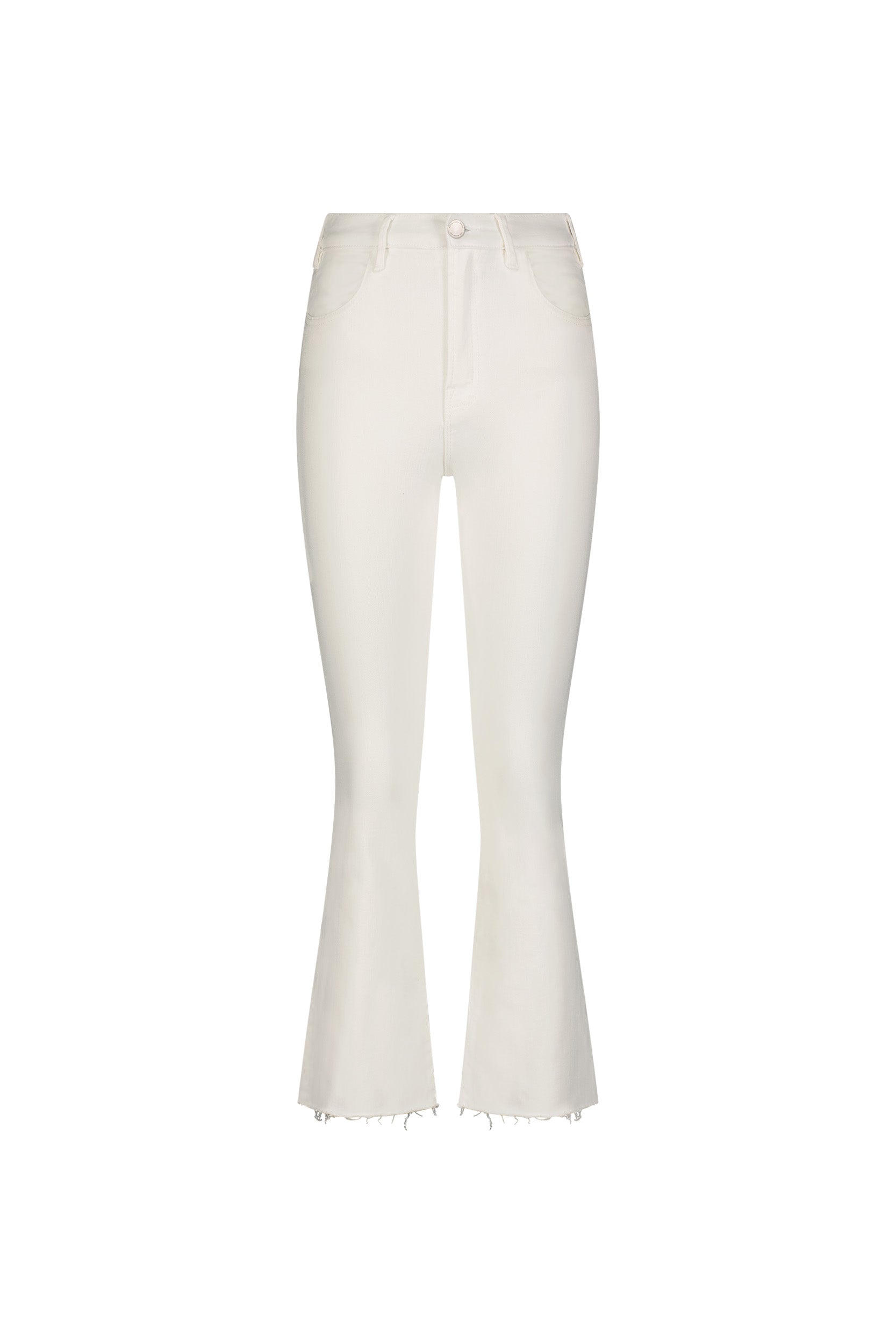 Nicolette Cropped Jean - White – The Noli Shop