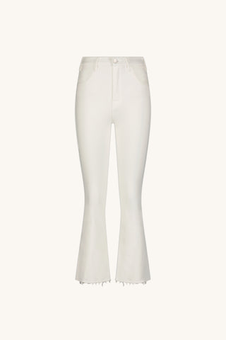 Nicolette Cropped Jean - White