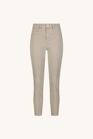Nina Cropped Skinny Jean - Oatmeal