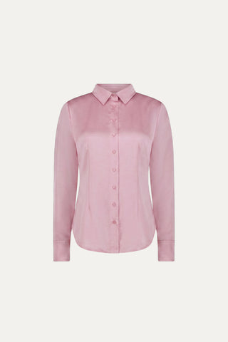 Paulina Silk Blouse - Mauve