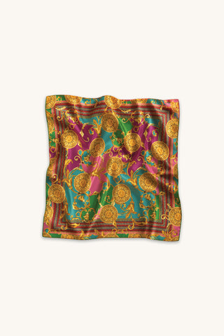 Printed Satin Scarf - Dolce Sun