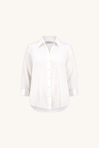 Sara Silk Blouse - White