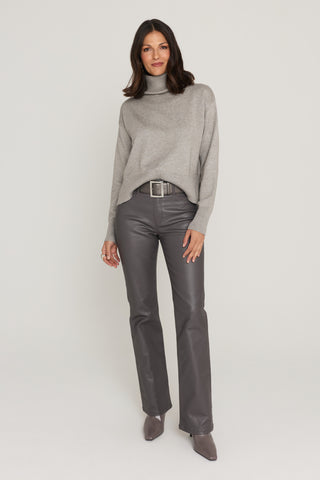 Gia Sweater in Mist Grey, additional view, The Noli Shop
