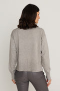 Gia Sweater in Mist Grey, additional view, The Noli Shop