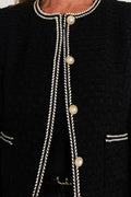 Joane Tweed Jacket in Black, additional view, The Noli Shop