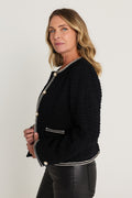 Joane Tweed Jacket in Black, additional view, The Noli Shop