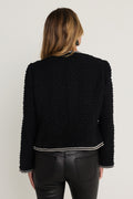 Joane Tweed Jacket in Black, additional view, The Noli Shop