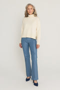 Aria Coated Flare Jean in Coastal Blue, additional view, The Noli Shop