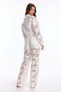 Celeste High Rise Jean - White (Preorder)