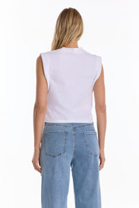 Dylan Crystal Top - White
