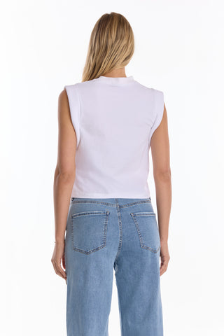 Dylan Crystal Top - White