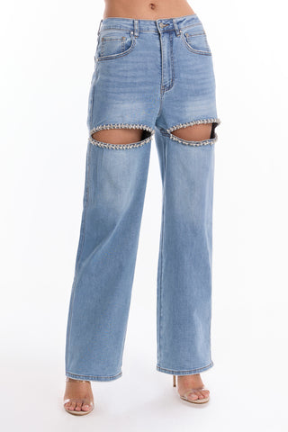 Ivanka Crystal Jean - Medium Blue (Preorder)