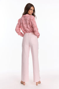 Kaia Pearl High Rise Jean - Blush (Preorder)