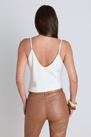 Yara Silk Camisole - Pearl