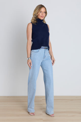 Brynn Crystal Jean - Medium Blue