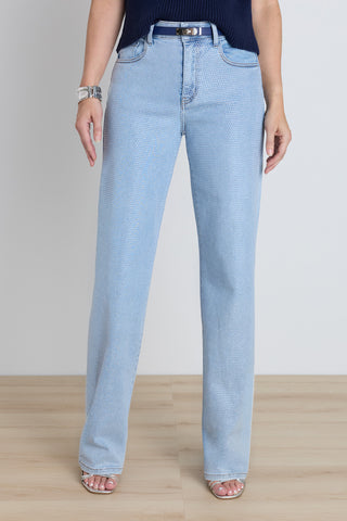 Brynn Crystal Jean - Medium Blue