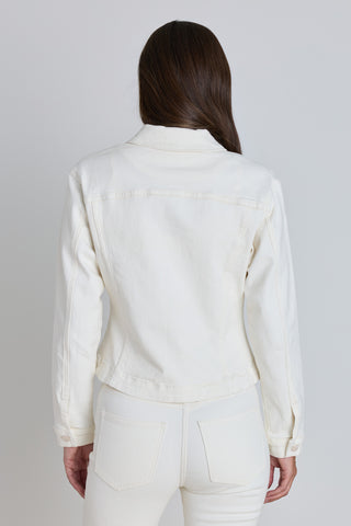 Bethanie Denim Jacket - Ivory