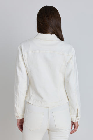 Bethanie Denim Jacket - Ivory