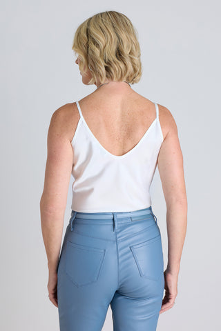 Yara Silk Camisole - White