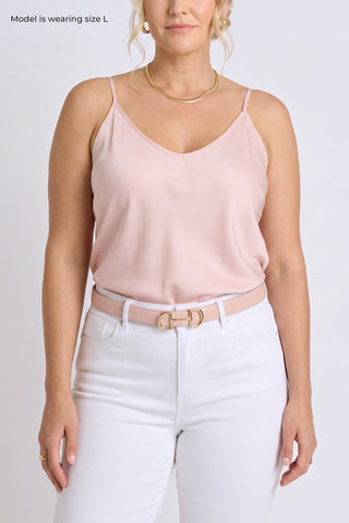 Yara Silk Camisole - Blush