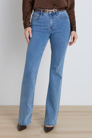 Aria Flare Jean - Medium Blue