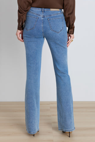 Aria Flare Jean - Medium Blue