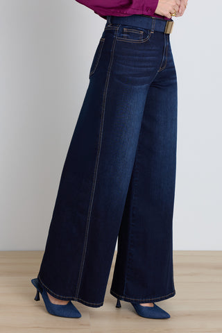 Merideth Wide-Leg Jean  - Indigo