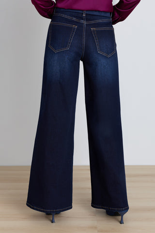 Merideth Wide-Leg Jean  - Indigo