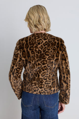 Aviva Fur Jacket - Leopard