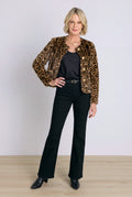 Aviva Fur Jacket in Leopard, additional view, The Noli Shop