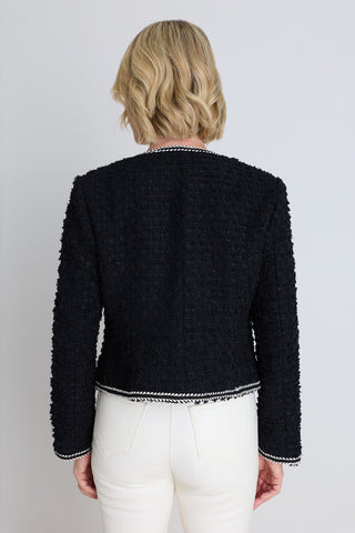 Joane Tweed Jacket - Black