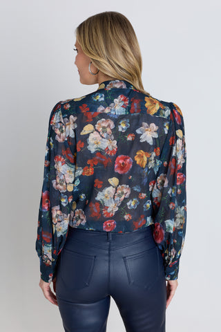 Colette Blouse - Midnight Garden