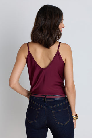 Yara Silk Camisole - Mulberry