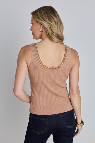 Millie Knit Tank - Mocha