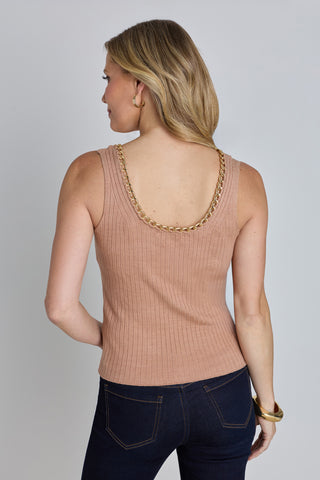 Millie Knit Tank - Mocha