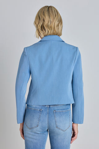 Gabrielle Double Breasted Blazer - Serene Blue