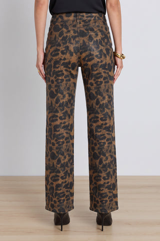 Marilyn Straight-Leg Jean - Leopard