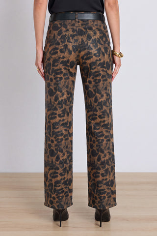Marilyn Straight-Leg Jean - Leopard