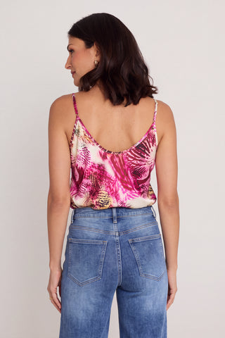 Yara Silk Camisole - Bright Orchid