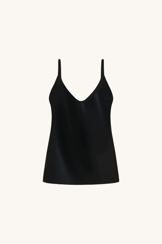 Yara Silk Camisole - Black